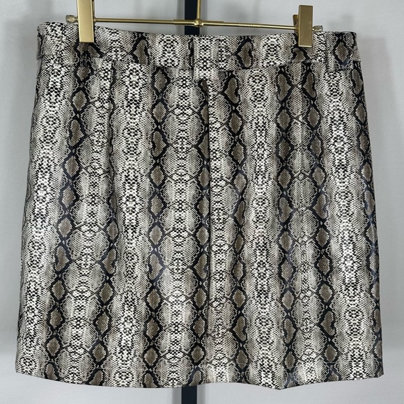 NWT Fab'rik Women's Snakeskin Print Skirt Size Large - Picture 2 of 10